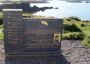Valentia Cable Memorial created by sculptor Alan Hall - photo Julie Ormonde