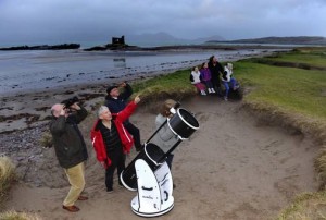 Star gazing at Ballinskelligs beach - photo irish Independent newspaper