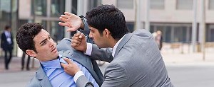 men fighting