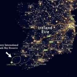 southern ireland at night