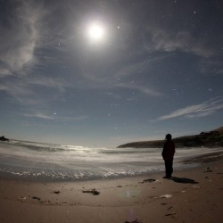 almost full moon...st. finians bay...michael SHEEHAN