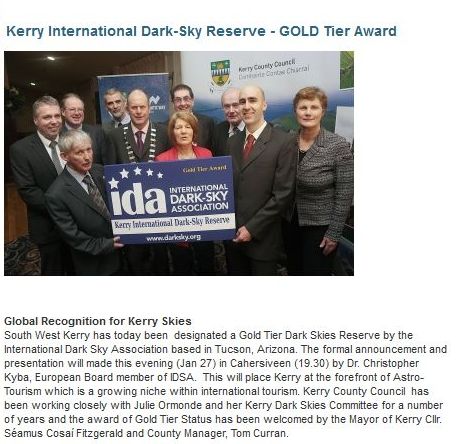 Kerry Reserve award