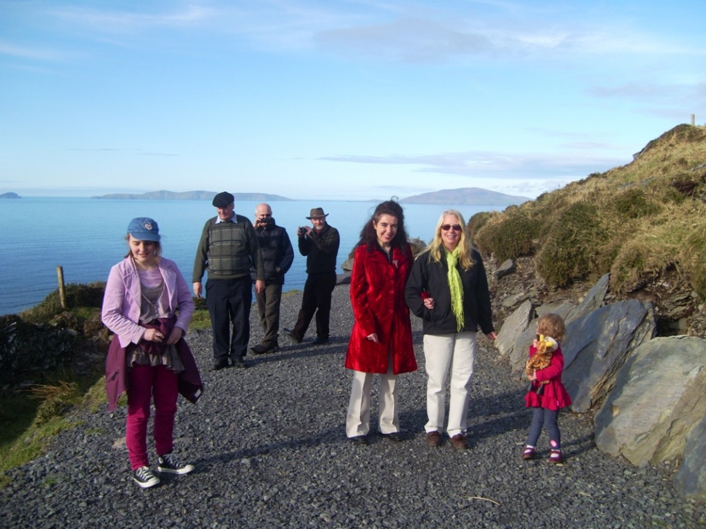 Visitors at geokaun Mountain, Valentia island - Julie ormonde