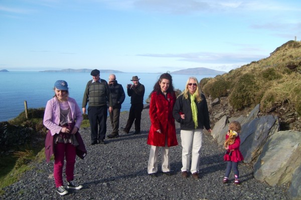 Visitors at geokaun Mountain, Valentia island - Julie ormonde