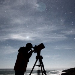 Looking at the stars in the moonlight - Core Zone - credit Michael Sheehan