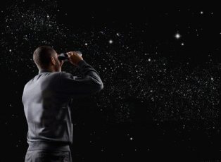 Binoculars at night